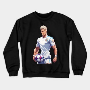 I Love Football Soccer Crewneck Sweatshirt